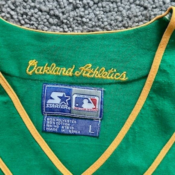 MLB Cooperstown Collection Oakland A's 1972 - 1974 Baseball Jersey Sz. L - EUC - Picture 5 of 8